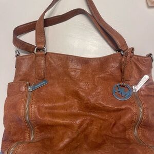 Michael Kors leather shoulder bag